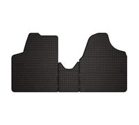 Wielganizator Tapis de Voiture en Caoutchouc sur Mesure, compatibles avec Peugeot Expert II (2007-2016) | Qualité: Premium - Ajustement précis, antidérapants - Tapis de Sol 3 pièces - Noir