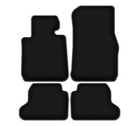Wielganizator Tapis de Voiture en Velours sur Mesure, compatibles avec BMW 2 F22 (2014-2022) - Qualité : Basic | Ajustement précis, sous-Couche antidérapante, 4 pièces - Noir