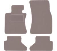 Wielganizator Tapis de Voiture en Velours sur Mesure, compatibles avec BMW 6 E63 coupé (2003-2010) - Velours - Accessoires Auto - Tapis de Voiture - Tapis Auto - Ensemble 4 pièces - Beige