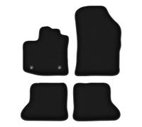 Wielganizator Tapis de Voiture en Velours sur Mesure, compatibles avec Dacia Dokker (2013-) - Qualité : Basic | Ajustement précis, sous-Couche antidérapante, 4 pièces - Noir