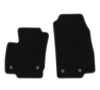 Wielganizator Tapis de Voiture en Velours sur Mesure, compatibles avec Ford B-Max (2012-2017) - Qualité : Basic | Ajustement précis, sous-Couche antidérapante, 2 pièces - Noir