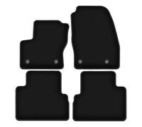 Wielganizator Tapis de Voiture en Velours sur Mesure, compatibles avec Ford C-Max MK2 (2015-2019) - Qualité : Basic | Ajustement précis, sous-Couche antidérapante, 4 pièces - Noir