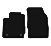 Wielganizator Tapis de Voiture en Velours sur Mesure, compatibles avec Ford Fiesta MK7 (2011-2017) - Qualité : Basic | Ajustement précis, sous-Couche antidérapante, 2 pièces - Noir