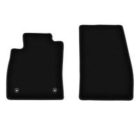 Wielganizator Tapis de Voiture en Velours sur Mesure, compatibles avec Ford Fiesta MK8 (2017-) - Qualité : Basic | Ajustement précis, sous-Couche antidérapante, 2 pièces - Noir