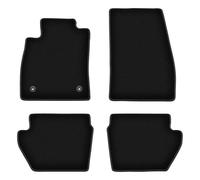 Wielganizator Tapis sur Mesure en Velours pour Ford Fiesta MK8 (2017-) - Qualité : Basic | Ajustement précis, sous-Couche antidérapante, 4 pièces - Noir