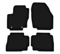 Wielganizator Tapis de Voiture en Velours sur Mesure, compatibles avec Ford Mondeo MK4 (2007-2012) - Qualité : Basic | Ajustement précis, sous-Couche antidérapante, 4 pièces - Noir