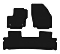 Wielganizator Tapis de Voiture en Velours sur Mesure, compatibles avec Ford S-Max MK1 (2012-2015) - Qualité : Basic | Ajustement précis, sous-Couche antidérapante, 4 pièces - Noir