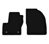 Wielganizator Tapis de Voiture en Velours sur Mesure, compatibles avec Ford Tourneo Connect (2013-2017) - Qualité : Basic | Ajustement précis, sous-Couche antidérapante, 2 pièces - Noir
