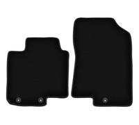 Wielganizator Tapis de Voiture en Velours sur Mesure, compatibles avec Hyundai i20 III (2020-) - Qualité : Basic | Ajustement précis, sous-Couche antidérapante, 2 pièces - Noir