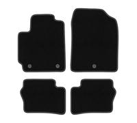 Wielganizator Tapis de Voiture en Velours sur Mesure, compatibles avec Kia Picanto III (2017-) - Qualité : Basic | Ajustement précis, sous-Couche antidérapante, 4 pièces - Noir