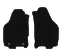 Wielganizator Tapis de Voiture en Velours sur Mesure, compatibles avec Lancia Ypsilon II (2003-2011) - Qualité : Basic | Ajustement précis, sous-Couche antidérapante, 2 pièces - Noir