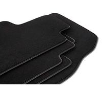 Wielganizator Lot de 2 Tapis de Sol épais pour Voiture - en Velours Noir - pour Mercedes SL R230 Roadster (2001-2011)