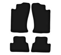 Wielganizator Tapis de Voiture en Velours sur Mesure, compatibles avec Mitsubishi Eclipse 2G (1995-1999) - Qualité : Basic | Ajustement précis, sous-Couche antidérapante, 4 pièces - Noir