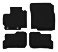 Wielganizator Tapis de Voiture en Velours sur Mesure, compatibles avec Mitsubishi Space Star II (2013-) - Qualité : Basic | Ajustement précis, sous-Couche antidérapante, 4 pièces - Noir