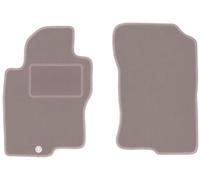 Wielganizator Tapis de Voiture en Velours sur Mesure, compatibles avec Nissan Pathfinder R51 SUV (2005-) - Velours - Accessoires Auto - Tapis de Voiture - Tapis Auto - Ensemble Avant 2 pièces - Beige