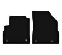 Wielganizator Tapis de Voiture en Velours sur Mesure, compatibles avec Opel Astra K (2015-) - Qualité : Basic | Ajustement précis, sous-Couche antidérapante, 2 pièces - Noir