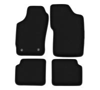 Wielganizator Tapis de Voiture en Velours sur Mesure, compatibles avec Peugeot 205 (1983-1998) - Qualité : Basic | Ajustement précis, sous-Couche antidérapante, 4 pièces - Noir