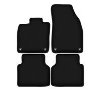 Wielganizator Tapis de Voiture en Velours sur Mesure, compatibles avec Skoda Enyaq iV (2020-) - Qualité : Basic | Ajustement précis, sous-Couche antidérapante, 4 pièces - Noir