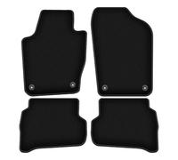 Wielganizator Tapis de Voiture en Velours sur Mesure, compatibles avec Skoda Fabia III (2014-) - Qualité : Basic | Ajustement précis, sous-Couche antidérapante, 4 pièces - Noir