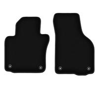 Wielganizator Tapis de Voiture en Velours sur Mesure, compatibles avec Volkswagen Golf VI (2009-2013) - Qualité : Basic | Ajustement précis, sous-Couche antidérapante, 2 pièces - Noir