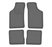 Wielganizator Tapis Del Sol Auto Velours pour Citroen ZX (1991-1998) - Série CARLUX-GRAFIET | Ajustement précis, Dos antidérapant, Jeu Complet - Gris Graphite
