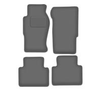 Wielganizator Tapis Del Sol Auto Velours pour Nissan Patrol Y61 GU GR (1998-2004) - Série CARLUX-GRAFIET | Ajustement précis, Dos antidérapant, Jeu Complet - Gris Graphite