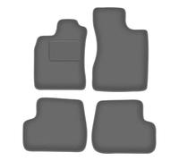 Wielganizator Tapis Del Sol Auto Velours pour Renault Twingo I (1993-2006) - Série CARLUX-GRAFIET | Ajustement précis, Dos antidérapant, Jeu Complet - Gris Graphite