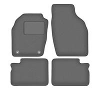 Wielganizator Tapis Del Sol Auto Velours pour Suzuki Wagon R+ (1998-2010) - Série CARLUX-GRAFIET | Ajustement précis, Dos antidérapant, Jeu Complet - Gris Graphite