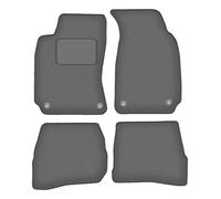 Wielganizator Tapis Del Sol Auto Velours pour Volkswagen Passat B5 FL (2000-2005) - Série CARLUX-GRAFIET | Ajustement précis, Dos antidérapant, Jeu Complet - Gris Graphite