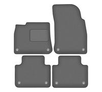 Wielganizator Tapis Del Sol Auto Velours pour Volkswagen Touareg III (2018-) - Série CARLUX-GRAFIET | Ajustement précis, Dos antidérapant, Jeu Complet - Gris Graphite