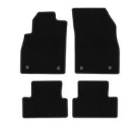 Wielganizator Tapis sur Mesure en Velours pour Chevrolet Cruze (2008-2016) - Qualité : Basic | Ajustement précis, sous-Couche antidérapante, 4 pièces - Noir