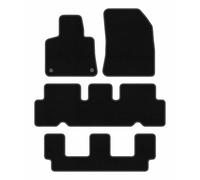 Wielganizator Tapis sur Mesure en Velours pour Citroen C4 Grand Spacetourer (2013-2021) - Qualité : Basic | Ajustement précis, sous-Couche antidérapante, 4 pièces - Noir