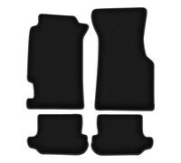 Wielganizator Tapis sur Mesure en Velours pour Honda CRX DelSol (1992-1997) - Qualité : Basic | Ajustement précis, sous-Couche antidérapante, 4 pièces - Noir