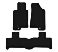 Wielganizator Tapis sur Mesure en Velours pour Hummer H3 (2005-2010) - Qualité : Basic | Ajustement précis, sous-Couche antidérapante, 3 pièces - Noir