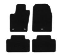 Wielganizator Tapis sur Mesure en Velours pour Jeep Grand Cherokee WK2 (2010-2018) - Qualité : Basic | Ajustement précis, sous-Couche antidérapante, 4 pièces - Noir