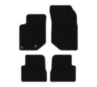 Wielganizator Tapis sur Mesure en Velours pour Peugeot 2008 II (2019-) - Qualité : Basic | Ajustement précis, sous-Couche antidérapante, 4 pièces - Noir