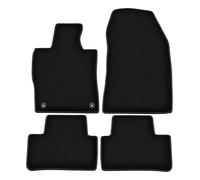 Wielganizator Tapis sur Mesure en Velours pour Peugeot 308 III (2021-) - Qualité : Basic | Ajustement précis, sous-Couche antidérapante, 4 pièces - Noir
