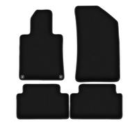 Wielganizator Tapis sur Mesure en Velours pour Peugeot 508 I (2010-2018) - Qualité : Basic | Ajustement précis, sous-Couche antidérapante, 4 pièces - Noir