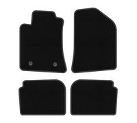 Wielganizator Tapis sur Mesure en Velours pour Toyota Avensis II T25 (2003-2009) - Qualité : Basic | Ajustement précis, sous-Couche antidérapante, 4 pièces - Noir