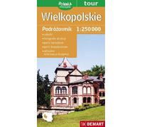 Wielkopolskie - carte touristique en plastique