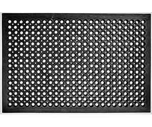 Wien Paillasson Noir 80 x 120 x 1,2 cm Construction en Caoutchouc Robuste qualité Industrielle