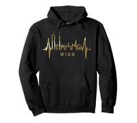 Wien Skyline Battement de Cœur Autriche Love J'aime Vienne Sweat à Capuche