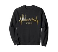 Wien Skyline Battement de Cœur Autriche Love J'aime Vienne Sweatshirt