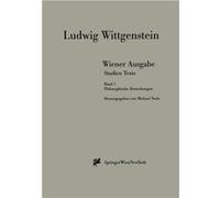 Wiener Ausgabe Studien Texte | L. Wittgenstein L. WittgensteinL. Wittgenstein (Auteur)