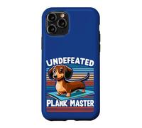 Wiener Dog - Sports Lover Undefeated Plank Master Teckel Coque pour iPhone 11 Pro