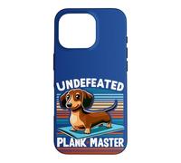 Wiener Dog - Sports Lover Undefeated Plank Master Teckel Coque pour iPhone 16 Pro