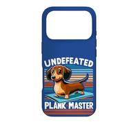 Wiener Dog - Sports Lover Undefeated Plank Master Teckel Coque pour iPhone 17 Pro