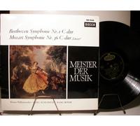 WIENER PHILHARMONIKER - CARL SCHURICHT / KARL BÖHM - BEETHOVEN: SYMPHONIE NR.1 C-DUR / MOZART SYMPHONIE NR.36 C-DUR "LINZER" - DECCA - VINYL [Vinyl] WIENER PHILHARMONIKER - CARL SCHURICHT / KARL BÖHM