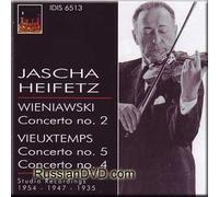 Wieniawski - Concerto No. 2 in D minor / Vieuxtemps - Concerto No. 5 in A minor, No. 4 in D minor - Jascha Heifetz