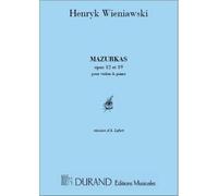 WIENIAWSKI - MAZURKAS - VIOLON ET PIANO